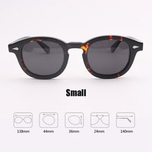Load image into Gallery viewer, Johnny Depp Sunglasses Men Women  Brand Polarized Sun Glasses Handmade Acetate Vintage Lemtosh Eyeglasses Top Quality
