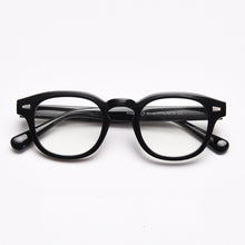 Load image into Gallery viewer, Johnny Depp glasses men&#39;s anti-blue light computer goggles round transparent optical women&#39;s brand design TR90 retro frame