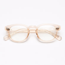 Load image into Gallery viewer, Johnny Depp glasses men&#39;s anti-blue light computer goggles round transparent optical women&#39;s brand design TR90 retro frame