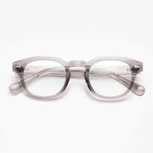 Load image into Gallery viewer, Johnny Depp glasses men&#39;s anti-blue light computer goggles round transparent optical women&#39;s brand design TR90 retro frame