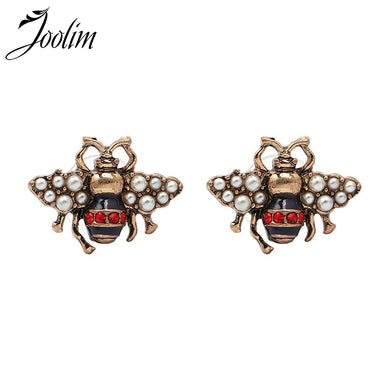Vintage Bee Stud Earring Retro Earring For Women