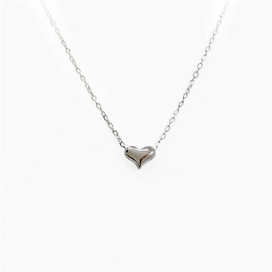 Collane girocollo per ragazze Collane girocollo con cuori in argento sterling 925 semplici di nuova moda per regali per feste di nozze da donna 