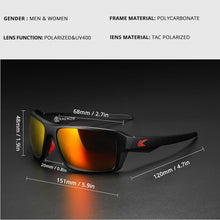 Carica l&#39;immagine nel visualizzatore di Gallery, KAENON Outdoor Sports Polarized Sunglasses Men and Women CE With Original Box KN0910
