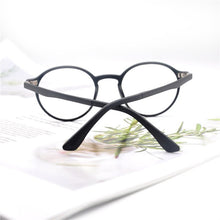 Load image into Gallery viewer, KANDREA 2023 Retro Round Ultem Glasses Frame Vintage Women Eyeglasses Frames Clear Lens Flat Eyewear Optical Men Goggles