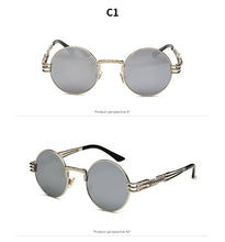 Load image into Gallery viewer, KANDREA 2023 Summer Personality Steampunk Sunglasses Round Frame Ladies Sunglasses Men Travel Street SGlasses