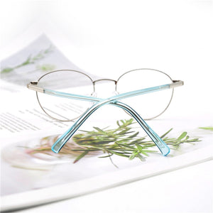 KANDREA 2022 Summer  Round Metal Glasses Frame Women Myopia Optical Eyeglasses Frames Reading Prescription Eyewear for Unisex