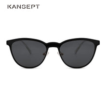 Carica l&#39;immagine nel visualizzatore di Gallery, 2 In 1 Magnet Polarized Clip On Glasses Frame Women Metal Optical Myopia Prescription Eyeglasses Frame For Women