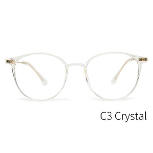 KANSEPT Acetate Glasses Frame Women Round Prescription Eyeglasses Ultralight Myopia Circle Eye Glasses Frame 90045