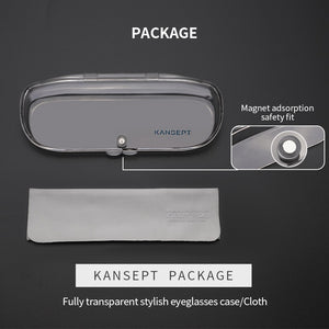 KANSEPT Acetate Glasses Frame Women Round Prescription Eyeglasses Ultralight Myopia Circle Eye Glasses Frame 90045