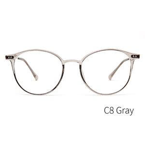 KANSEPT Acetate Glasses Frame Women Round Prescription Eyeglasses Ultralight Myopia Circle Eye Glasses Frame 90045