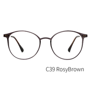 KANSEPT Acetate Glasses Frame Women Round Prescription Eyeglasses Ultralight Myopia Circle Eye Glasses Frame 90045