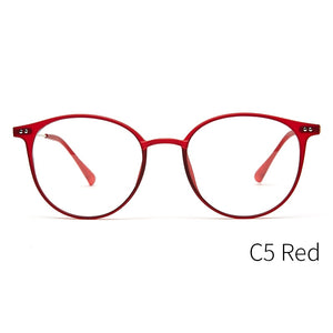 KANSEPT Acetate Glasses Frame Women Round Prescription Eyeglasses Ultralight Myopia Circle Eye Glasses Frame 90045