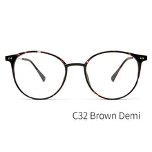 Load image into Gallery viewer, KANSEPT Acetate Glasses Frame Women Round Prescription Eyeglasses Ultralight Myopia Circle Eye Glasses Frame 90045