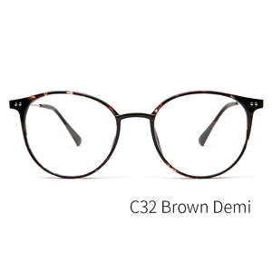 KANSEPT Acetate Glasses Frame Women Round Prescription Eyeglasses Ultralight Myopia Circle Eye Glasses Frame 90045