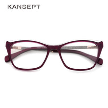 Load image into Gallery viewer, KANSEPT Acetate Women Glasses Frame Optical Myopia Prescription Eyeglasses Frame Popular Brand Design for Women MG6045