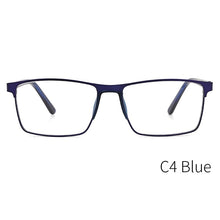 Load image into Gallery viewer, KANSEPT DESIGN Men Stainless Steel Glasses Frame Business Style Male Square Classic Eye Myopia Prescription Eyeglasses TP9056