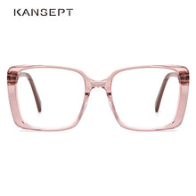 Load image into Gallery viewer, KANSEPT DESIGN Women Square Glasses Frame Big Square Myopia Prescription Eyeglasses  for Women MG6114