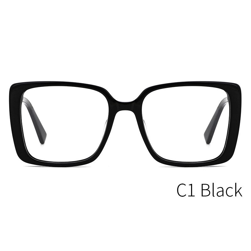 KANSEPT DESIGN Women Square Glasses Frame Big Square Myopia Prescription Eyeglasses  for Women MG6114