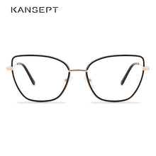 Load image into Gallery viewer, KANSEPT Glasses Frame Women Cat Eye Myopia Optical Prescription Eyeglass Frame Women 2023 Design Eyewear MG3564A