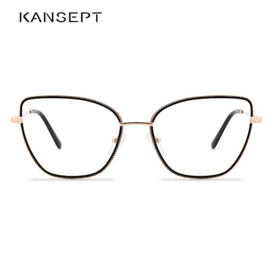 KANSEPT Glasses Frame Women Cat Eye Myopia Optical Prescription Eyeglass Frame Women 2023 Design Eyewear MG3564A