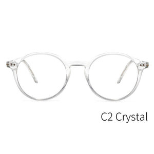 KANSEPT Glasses Frame Women/Men  Computer Optical Myopia Circle Eyeglasses Frame for Narrow Face CP1007