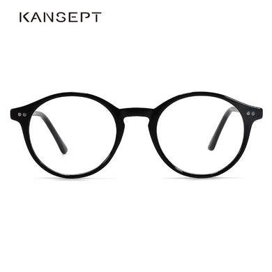 KANSEPT Glasses Frame Women/Men  Computer Optical Myopia Circle Eyeglasses Frame for Narrow Face CP1007