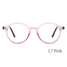 Load image into Gallery viewer, KANSEPT Glasses Frame Women/Men  Computer Optical Myopia Circle Eyeglasses Frame for Narrow Face CP1007