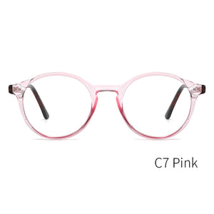 KANSEPT Glasses Frame Women/Men  Computer Optical Myopia Circle Eyeglasses Frame for Narrow Face CP1007