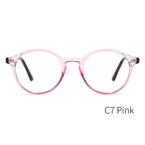 KANSEPT Glasses Frame Women/Men  Computer Optical Myopia Circle Eyeglasses Frame for Narrow Face CP1007