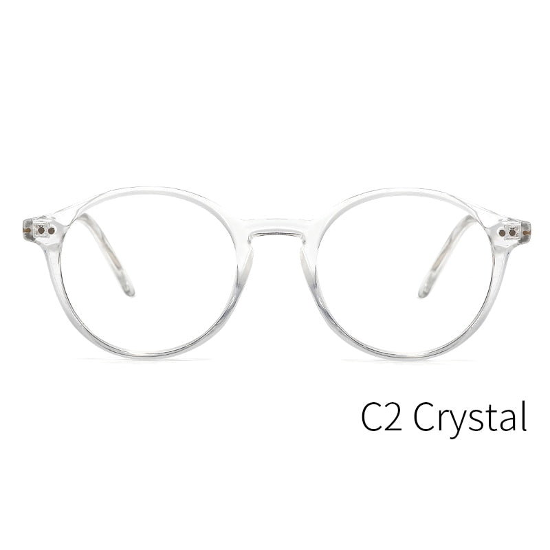 KANSEPT Glasses Frame Women/Men  Computer Optical Myopia Circle Eyeglasses Frame for Narrow Face CP1007