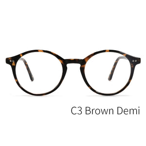 KANSEPT Glasses Frame Women/Men  Computer Optical Myopia Circle Eyeglasses Frame for Narrow Face CP1007