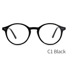 Load image into Gallery viewer, KANSEPT Glasses Frame Women/Men  Computer Optical Myopia Circle Eyeglasses Frame for Narrow Face CP1007