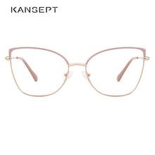 Load image into Gallery viewer, KANSEPT KANSEPT Cat Eye Glasses Frame Women Retro Myopia Optical Frame Prescription Eyeglasses Frame for Women Eyewear
