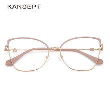Load image into Gallery viewer, KANSEPT KANSEPT Cat Eye Glasses Frame Women Retro Myopia Optical Frame Prescription Eyeglasses Frame for Women Eyewear