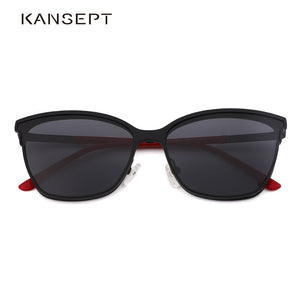 KANSEPT Men Metal Clip On Glasses Magnet Sunglasses Women Polarized Optical Prescription Spectacle Frame 2 In 1 Magnet DP33108