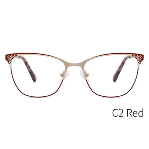 KANSEPT Metal Eye Glasses Frame Women Stylish Eyeglasses Retro Brand Designer Optical Prescription Glasses Spectacle