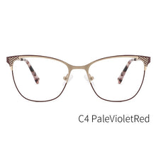 Load image into Gallery viewer, KANSEPT Metal Eye Glasses Frame Women Stylish Eyeglasses Retro Brand Designer Optical Prescription Glasses Spectacle