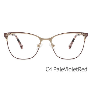 KANSEPT Metal Eye Glasses Frame Women Stylish Eyeglasses Retro Brand Designer Optical Prescription Glasses Spectacle