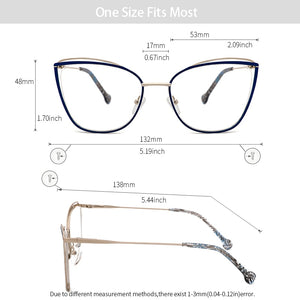 Metal Glasses Frame Women Cat Eye Myopia Computer Eyeglasses Frame  Lady Stylish Eyewear High Quality MS3535