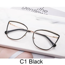 Load image into Gallery viewer, Metal Glasses Frame Women Cat Eye Myopia Computer Eyeglasses Frame  Lady Stylish Eyewear High Quality MS3535