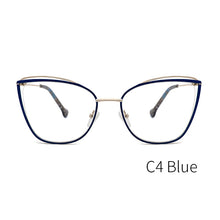 Load image into Gallery viewer, Metal Glasses Frame Women Cat Eye Myopia Computer Eyeglasses Frame  Lady Stylish Eyewear High Quality MS3535