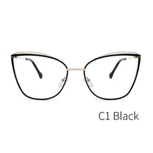 Load image into Gallery viewer, Metal Glasses Frame Women Cat Eye Myopia Computer Eyeglasses Frame  Lady Stylish Eyewear High Quality MS3535