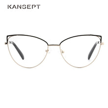Load image into Gallery viewer, KANSEPT Metal Women Cat Eye Prescription Eyeglasses Frame Stylish Optical Glasses Frame For Women 2023  FK1571