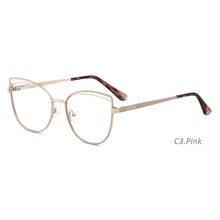 Load image into Gallery viewer, KANSEPT Metal Women Glasses Frame Cat Eye Brand Design Women Optical Eye glasses frame 2023  High Qualit