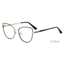 Load image into Gallery viewer, KANSEPT Metal Women Glasses Frame Cat Eye Brand Design Women Optical Eye glasses frame 2023  High Qualit