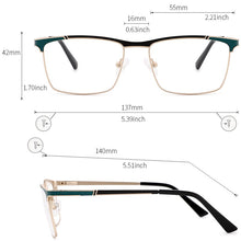 Carica l&#39;immagine nel visualizzatore di Gallery, KANSEPT Optical Glasses Frame Men 2023 Retro Square Prescription Eyeglasses Myopia Metal Spectacle Eyewear 202307