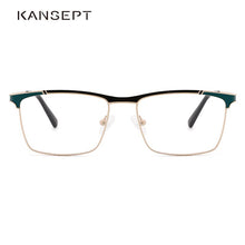 Carica l&#39;immagine nel visualizzatore di Gallery, KANSEPT Optical Glasses Frame Men 2023 Retro Square Prescription Eyeglasses Myopia Metal Spectacle Eyewear 202307