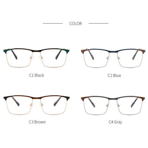 KANSEPT Optical Glasses Frame Men 2023 Retro Square Prescription Eyeglasses Myopia Metal Spectacle Eyewear 202307