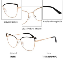 Load image into Gallery viewer, Optical Glasses Frame Women New Fashion Vintage Cat Eye Prescription Eyeglasses Women Myopia Spectacle Eyewear MG3574