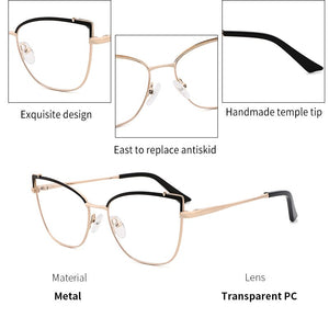 Optical Glasses Frame Women New Fashion Vintage Cat Eye Prescription Eyeglasses Women Myopia Spectacle Eyewear MG3574